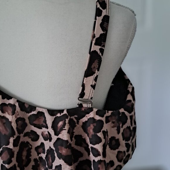 Aqua Eve Plus Size One Piece One Shoulder Ruffle Tummy Control 22W NWT - Picture 6 of 10